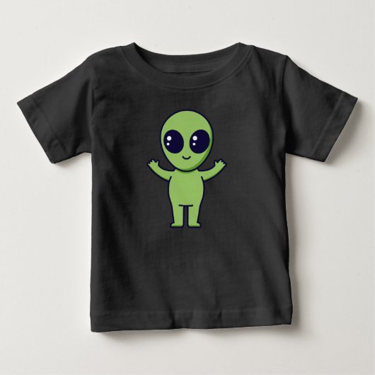 “Schattig groen alien (Voorkant)