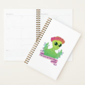 Schattig groen alien planner (Display)