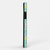 Schattig groen geel bloempatroon Case-Mate iPhone case (Achterkant/rechts)