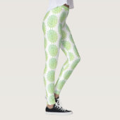 Schattig Groen Goud Mandala Patroon Elegant  Leggings (Rechts)
