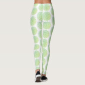 Schattig Groen Goud Mandala Patroon Elegant Leggings (Achterkant)