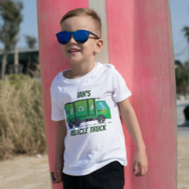 Schattig groen Recyclen truck Kinder elke leeftijd T-shirt