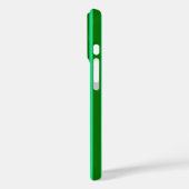 Schattig groen stijlvol strepenpatroon ontwerp Case-Mate iPhone case (Achterkant / Links)