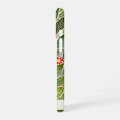 Schattig Groovy Hippie Rood Groen Madeliefje Bloem iPhone 16 Hoesje (Linkerkant)