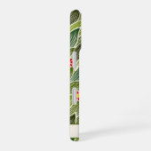 Schattig Groovy Hippie Rood Groen Madeliefje Bloem iPhone 16 Hoesje (Rechterkant)
