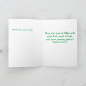 Schattig Guinee Pig St. Feestdagen Kaart (Binnen)