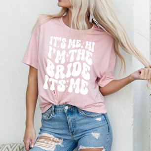 Schattig Hallo, ik ben het, ik ben de bruid, ik be T-shirt