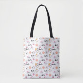 schattig hallo kat tote bag (Voorkant)