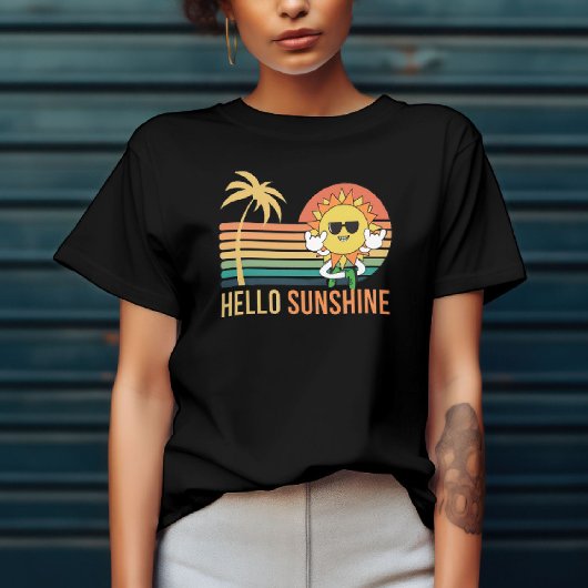 Schattig Hallo Zonneschijn T-shirt