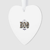 Schattig Halloween Boe Geest Pompoen Ontwerp Ornament (voorkant)