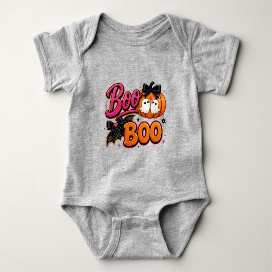 Schattig Halloween Boo Boo Romper (Voorkant)