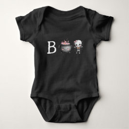 Schattig Halloween Boo Romper