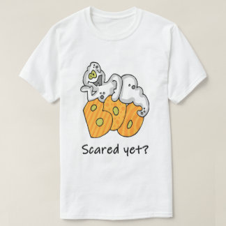 Schattig Halloween Geest Boe Bang Toch Grappige Gr T-shirt