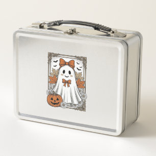 Schattig Halloween Geest Vintage Gravure Shirt Ont