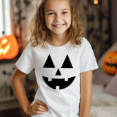 Schattig Halloween Gelukkig Jack-O-Lantern Gezicht T-shirt