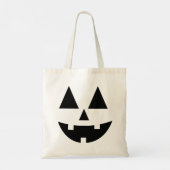 Schattig Halloween Gelukkig Jack-O-Lantern Gezicht Tote Bag (Achterkant)
