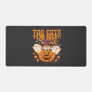 Schattig Halloween Hamster Pompoen Spook Design_1 Bureaumat