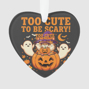 Schattig Halloween Hamster Pompoen Spook Ontwerp_1 Ornament