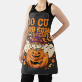 Schattig Halloween Hamster Pompoen Spook Ontwerp_1 Schort (Insitu)