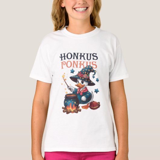 Schattig Halloween Honkus Ponkus T-shirt (Voorkant)
