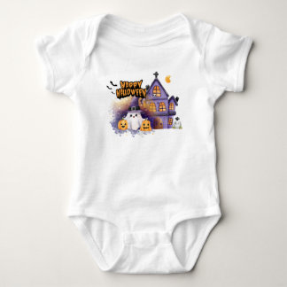 Schattig Halloween-logo voor kinderen | Grappige p Romper