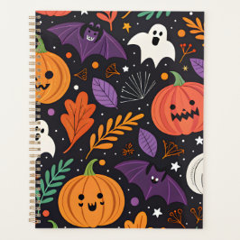 Schattig Halloween Magisch Patroon Planner