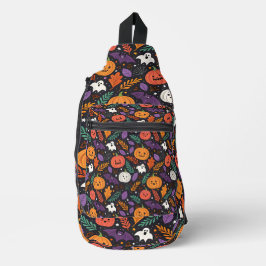 Schattig Halloween Magisch Patroon Sling Bag