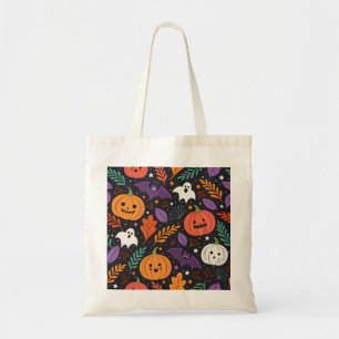 Schattig Halloween Magisch Patroon Tote Bag