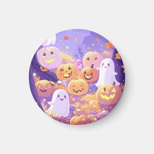 Schattig Halloween Magneet (Voorkant)