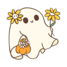 Schattig Halloween Meisjesachtige Geest