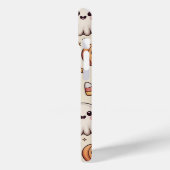 Schattig Halloween Pompoen Geest Patroon | Kawaii Case-Mate iPhone Case (Achterkant / Links)