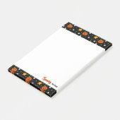 Schattig Halloween Pompoen Patroon Post-it® Notes (Schuin)