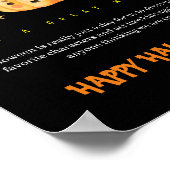 schattig Halloween Poster (Hoek)