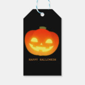 Schattig Halloween spook en pompoen Cadeaulabel (Achterkant)