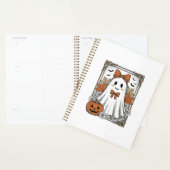 Schattig Halloween spook vintage gravure shirt ont Planner (Display)