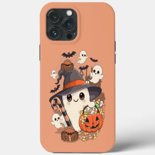 Schattig Halloween-spookje in Kawaii-stijl Case-Mate iPhone Case