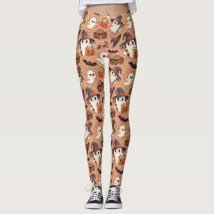 Schattig Halloween spookje in Kawaii-stijl Leggings