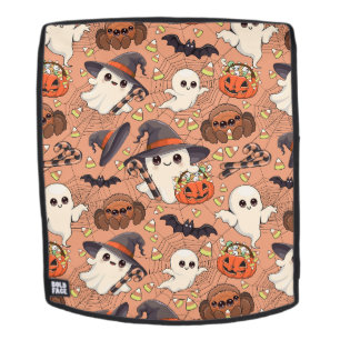 Schattig Halloween spookje in Kawaii-stijl Rugtassen