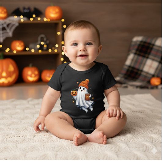 Schattig Halloween-spookje Romper