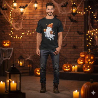Schattig Halloween-spookje T-shirt