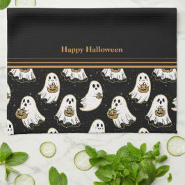 Schattig Halloween spookje Theedoek