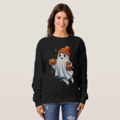Schattig Halloween-spookje Trui (Voorkant volledig)