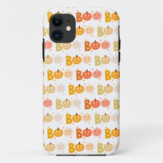 Schattig Halloween Spooky Boo Griezelen Pompelmoes Case-Mate iPhone Case (Achterkant)