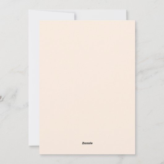 Schattig Happy Jubileum platte Kaart (Achterkant)