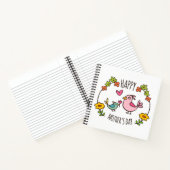 Schattig Happy Moederdag Guestbook Notitieboek (Binnen)