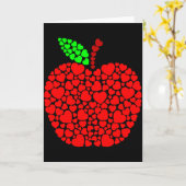Schattig Hart Appel Rood Mannen Vrouwen Grappige V Kaart (Gele Bloem)