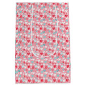 Schattig Hart Gift Bag Medium Cadeauzakje (Achterkant)