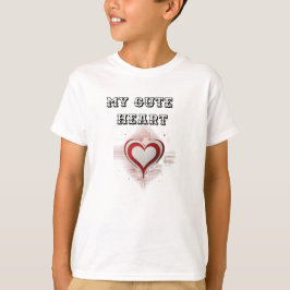 Schattig Hart Kids T-Shirt: Verspreid Overal Liefd T-shirt