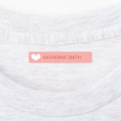 Schattig hart kleurrijk labels (Aangebracht)