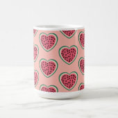 schattig hart kleurrijke palestine Watermeloenen Koffiemok (Center)